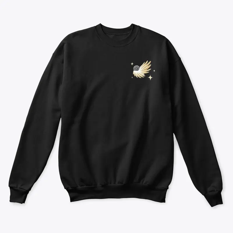 Talaria Black and Gold Crewneck