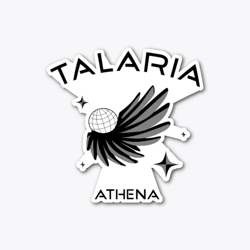 Talaria Black and White Sticker